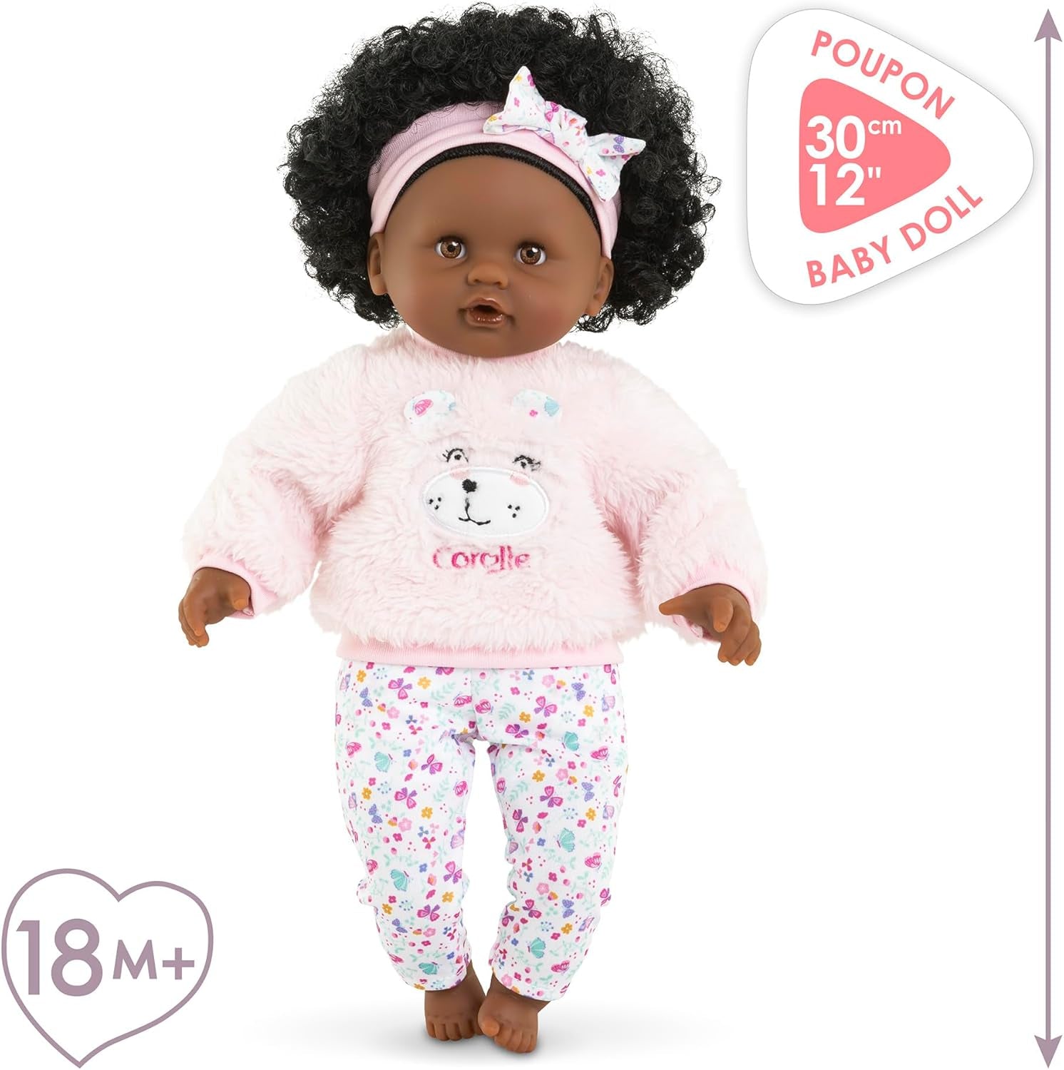 Corolle - Prima mea păpușă bebeluș, Bebelușul Calin Caroline, 30 cm, de la 18 luni, 9000100820