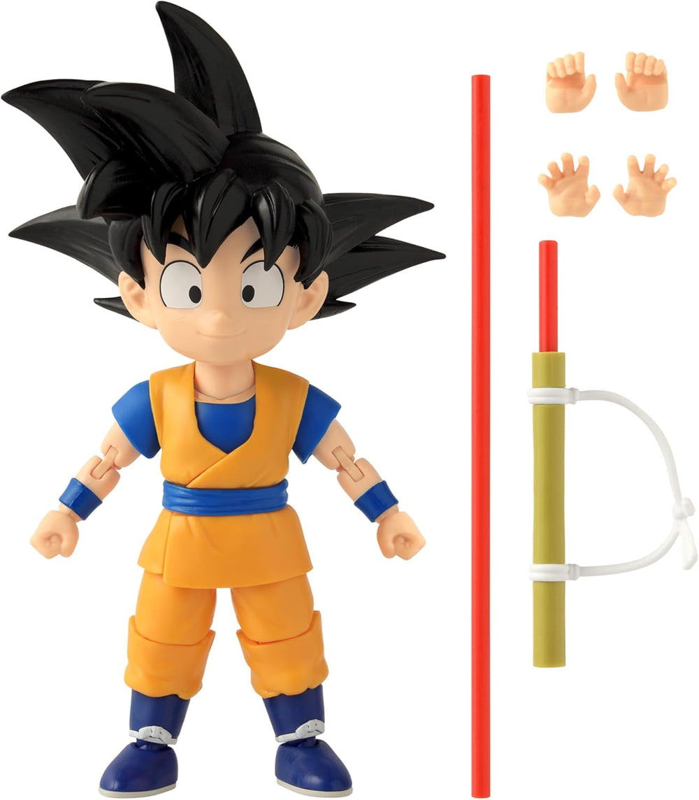 BANDAI - Dragon Ball Daima Kid Goku - Figurka dračí hvězdy 17 cm - Figurka Kid Goku s příslušenstvím - Oficiální licence Dragon Ball - Pohyblivá figurka Mini Goku - Hračka od 4 let - 40735 Akční figurky Naty Shop