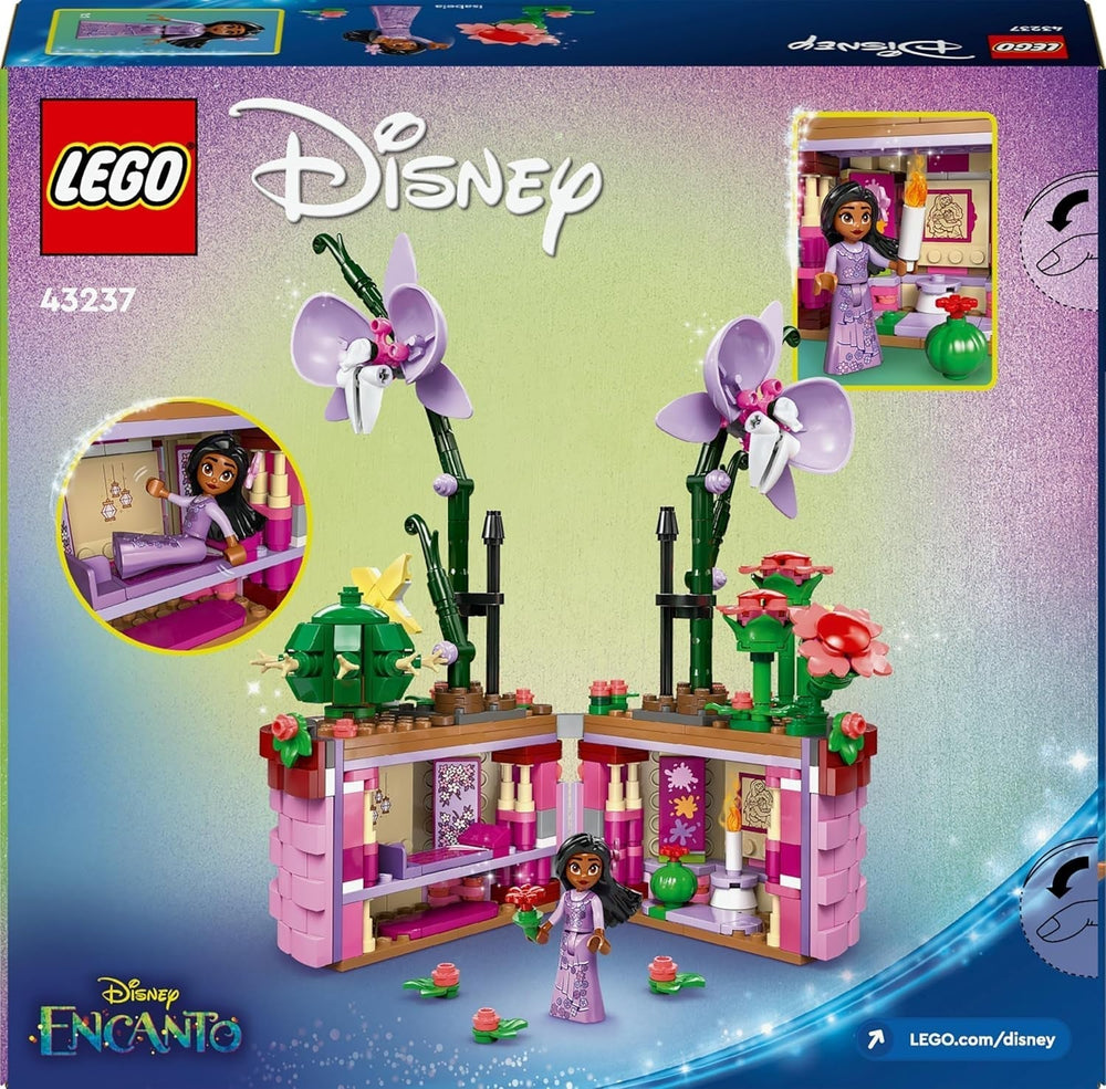 LEGO Ç€ Disney Encanto Isabellin květináč, dětská stavebnice orchidej, dekorativní stavebnice s minipanenkou filmové postavy, tip na dárek pro dívky a chlapce od 9 let 43237 Stavebnice Beuche den LEGO-Store