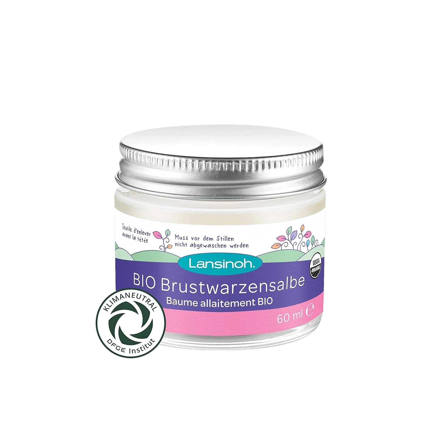 Lansinoh Tampoane de alăptare lavabile roz deschis și negru - 8 bucăți, Ultra absorbante și unguent pentru mameloane BIO Accesorii Hrana si Alaptare Bebe Naty Shop