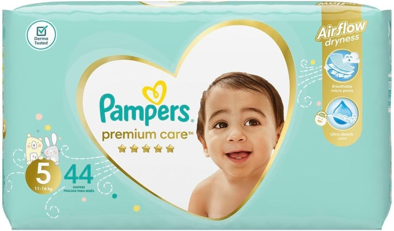 Pleny Pampers Premium Care, velikost 5, 11-18 kg, 1 balení (1 x 44 kusů)