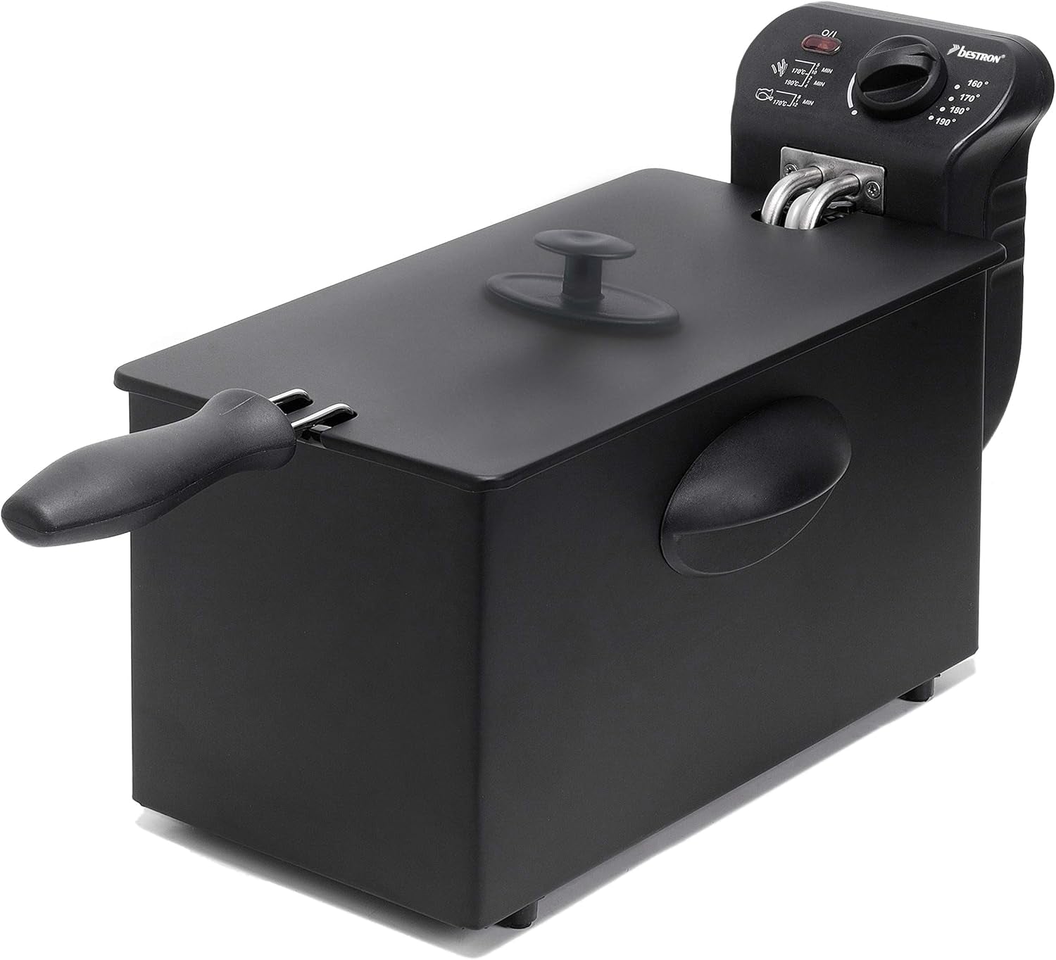 Olejová fritéza Bestron s technologií studené zóny, 3,5 litru, 2000 wattů Spotřebiče Naty Shop