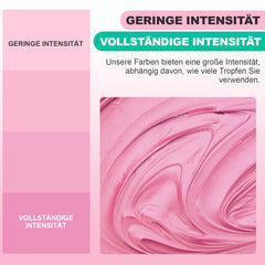 Amestec de uleiuri, colorant alimentar roz pe bază de ulei, foarte concentrat, pentru ciocolată, fondant, fursecuri, copt tort, macaroane, decorare tort DIY, toppinguri pentru aluat - 20ml