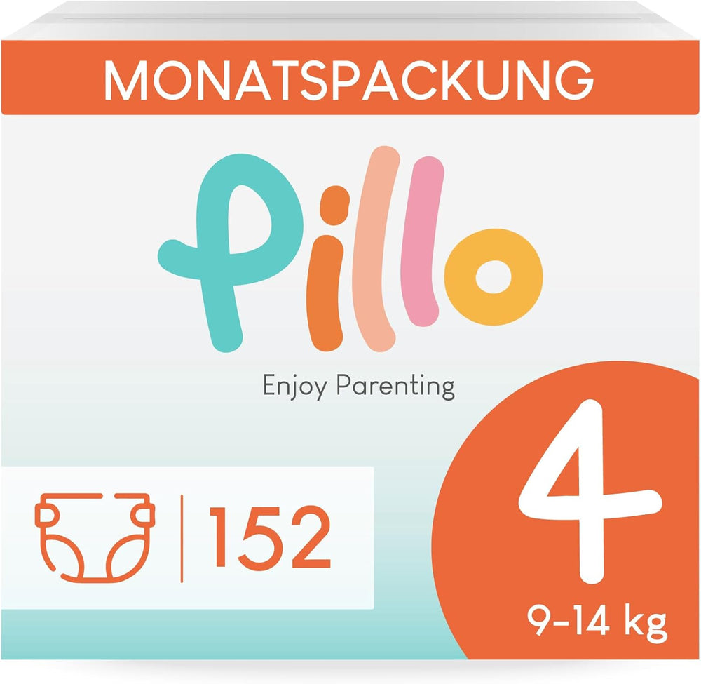 Plenky Pillo 3 - Krabice 168 plen, 6 balení po 28 plenkách, velikost 3 - Midi (6-10 kg) - Plenky pro miminka