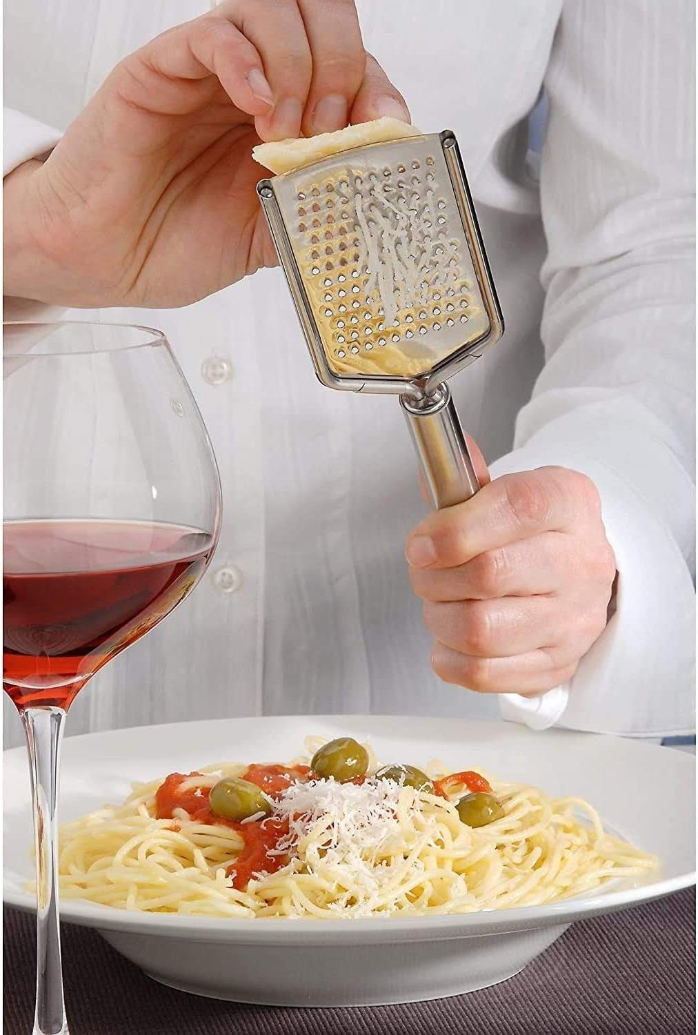 WMF Profi plus nerezové struhadlo na sýr 25 cm, jemná holicí plocha Peeler Naty Shop