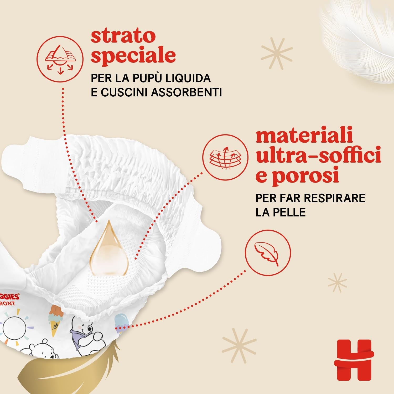 Pleny Huggies Extra Care, velikost 3 (6-10 kg), 2 balení po 40 plenkách