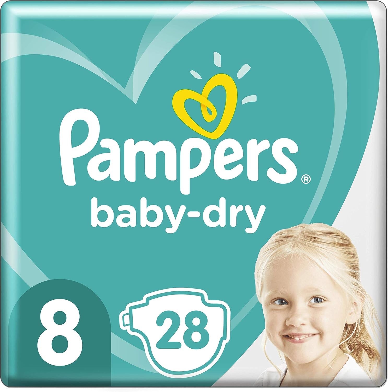 Plenky Pampers 81657566 Baby-Dry Pants, bílé