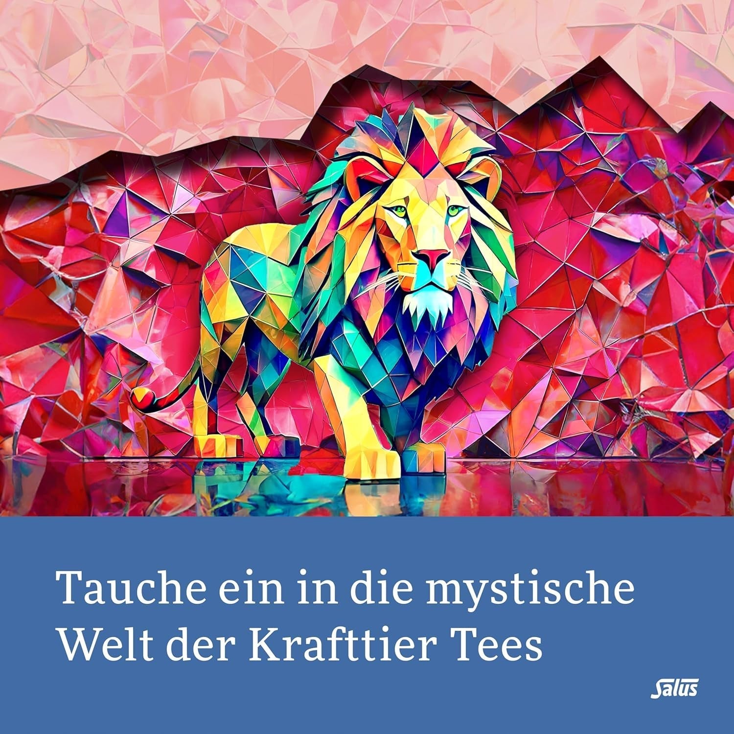 Salus - Ceai Krafttier - Pisica liniștită - 1X 15 pliculețe filtru (28,5 g) - Ceai de plante mentolat cu ashwagandha - organic