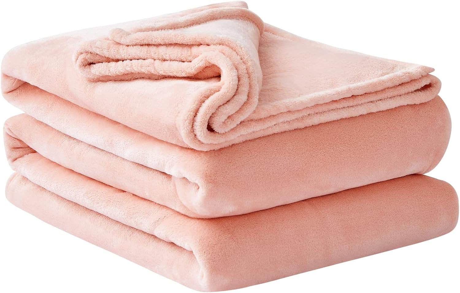 Aisbo Cuddly Deka Nadýchaná deka Šedá - Fleecová deka 150X200 Cm XL zateplená deka na pohovku, útulná obývací deka Světle šedá Měkká jako deka do obývacího pokoje Deka na gauč pro zimní postele a přikrývky Besuche den Aisbo-Store Růžová 220 X 240 Cm