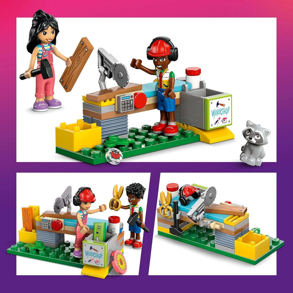 LEGO Friends Tree House Stavebnice a hraní Sada na hraní rolí Hrací dům pro dívky 8 let Sada se 4 minifigurkami postav a 2 figurkami zvířat Tip na dárek pro děti 42652 Stavebnice Besuche den LEGO-Store