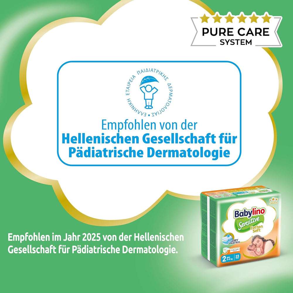 Pleny pro citlivá miminka, velikost 2, mini (3-6 kg), 192 plen