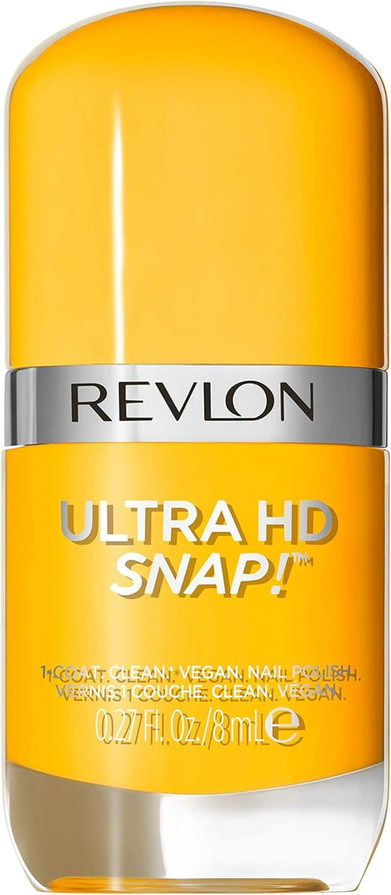 Revlon Ultra HD Snap Lak na nehty Dlouhotrvající veganské složení Rychle schnoucí jedna vrstva Plná krycí barva (8 ml) Hot Stuff (007) Unisex