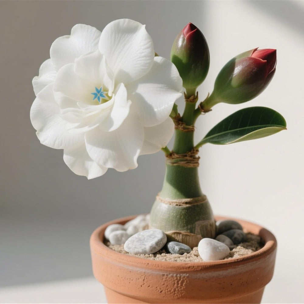 Winterhart pflanzen, Gift, Mysteriöse magische Glühbirne, Lebende Pflanzen, Mehrjährige Blumenzwiebel ist winterhart, Blumenzwiebel Mix-2Wüstenrose knollen-C