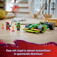 LEGO NINJAGO Lloyd's Action Speedster - Stavebnice autíčka se 2 minifigurkami pro hraní rolí, stavění autíčka pro děti - dárek pro chlapce a dívky od 7 let 71828 Stavebnice Besuche den LEGO-Store