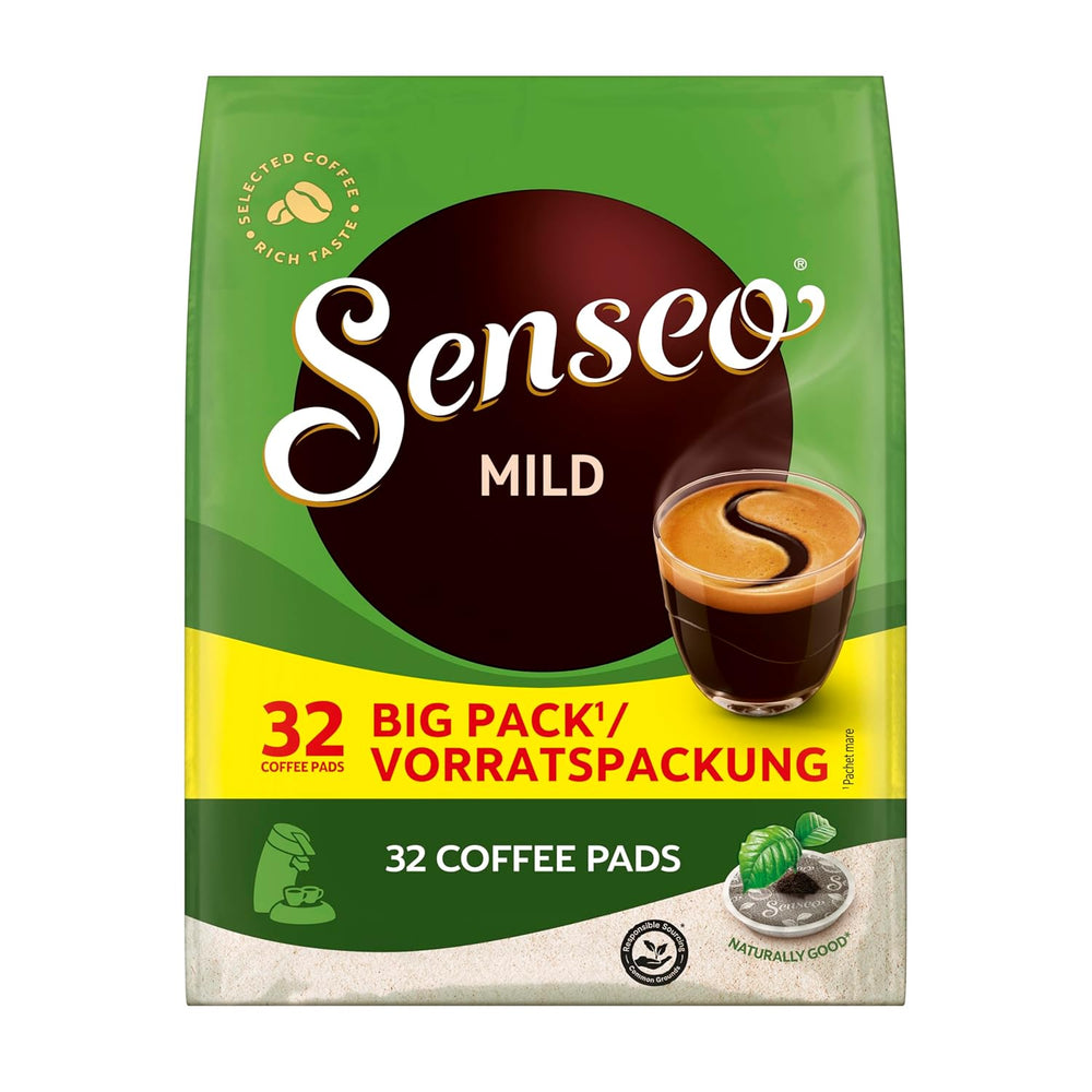 Senseo Pads Mild, Vorratspackung, 5 x 32 Getränke, 160 Kaffeepads