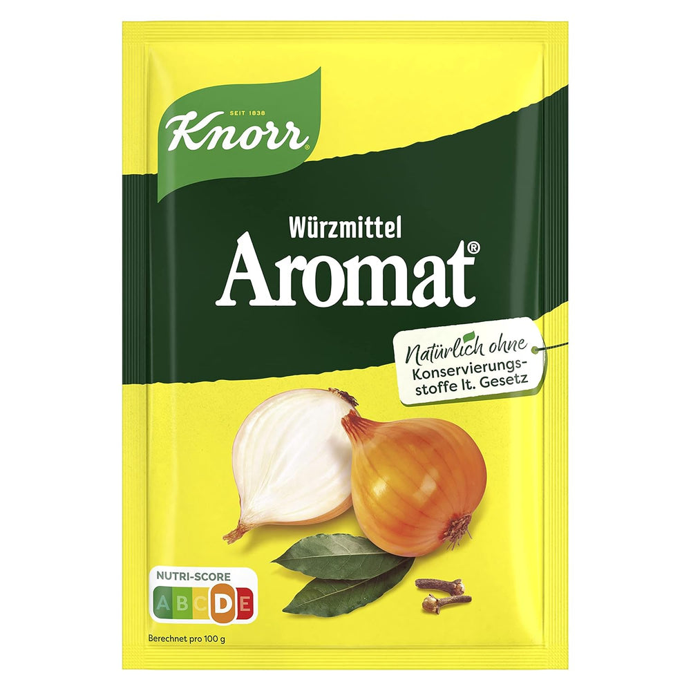 Knorr Würzmittel Nachfüllpackung Aromat Gewürzmischung zum Verfeinern von Speisen für schnelle Gerichte 100 g 1 Stück