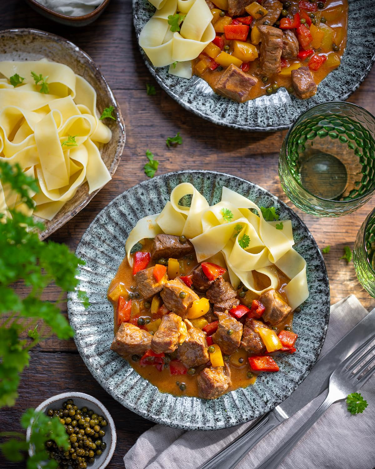 MAGGI Fix na maďarský guláš, Würzmischung, mit natürliche Ingredient*, pro 4 porce, 1er Pack (1 x 56g Packung)