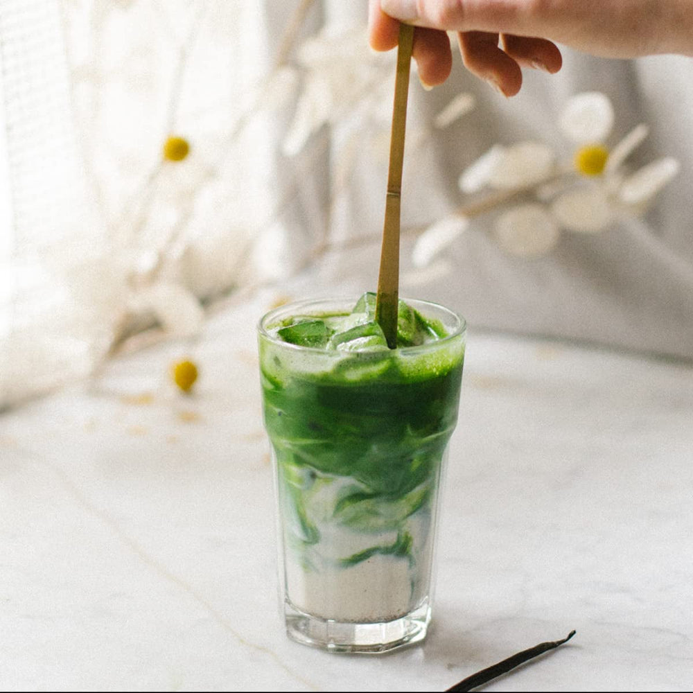 Ceai verde organic Moya Matcha pulbere | 100 g calitate premium pentru ceremonie | Cultivat și recoltat organic în Uji, Japonia | Ceai verde pulbere Matcha | Ideal pentru ceremonia japoneză a ceaiului cu apă