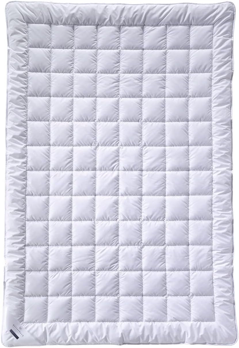 Billerbeck E22 Wash-Star UNO přikrývka - celosezónní přikrývka - 135 X 200 cm - přikrývka z vlákna - Magicfill® - dutá vlákna, 100% polyester - s Eco Wash-Egg Přikrývky a přikrývky Naty Shop Summer light (Sl) 155 X 220 Cm
