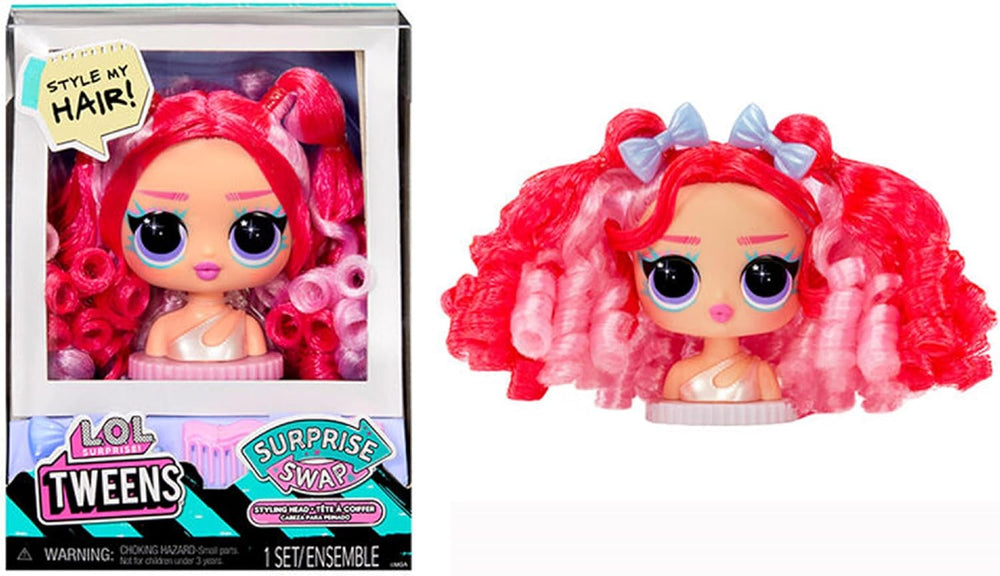 L.O.L. Překvapení! Tweens Surprise Swap Series - Styling-Köpfe mit tollen Haar-Accessoires und wunderschönem Haar - ideální pro Kinder ab 4 Jahren, Mehrfarbig