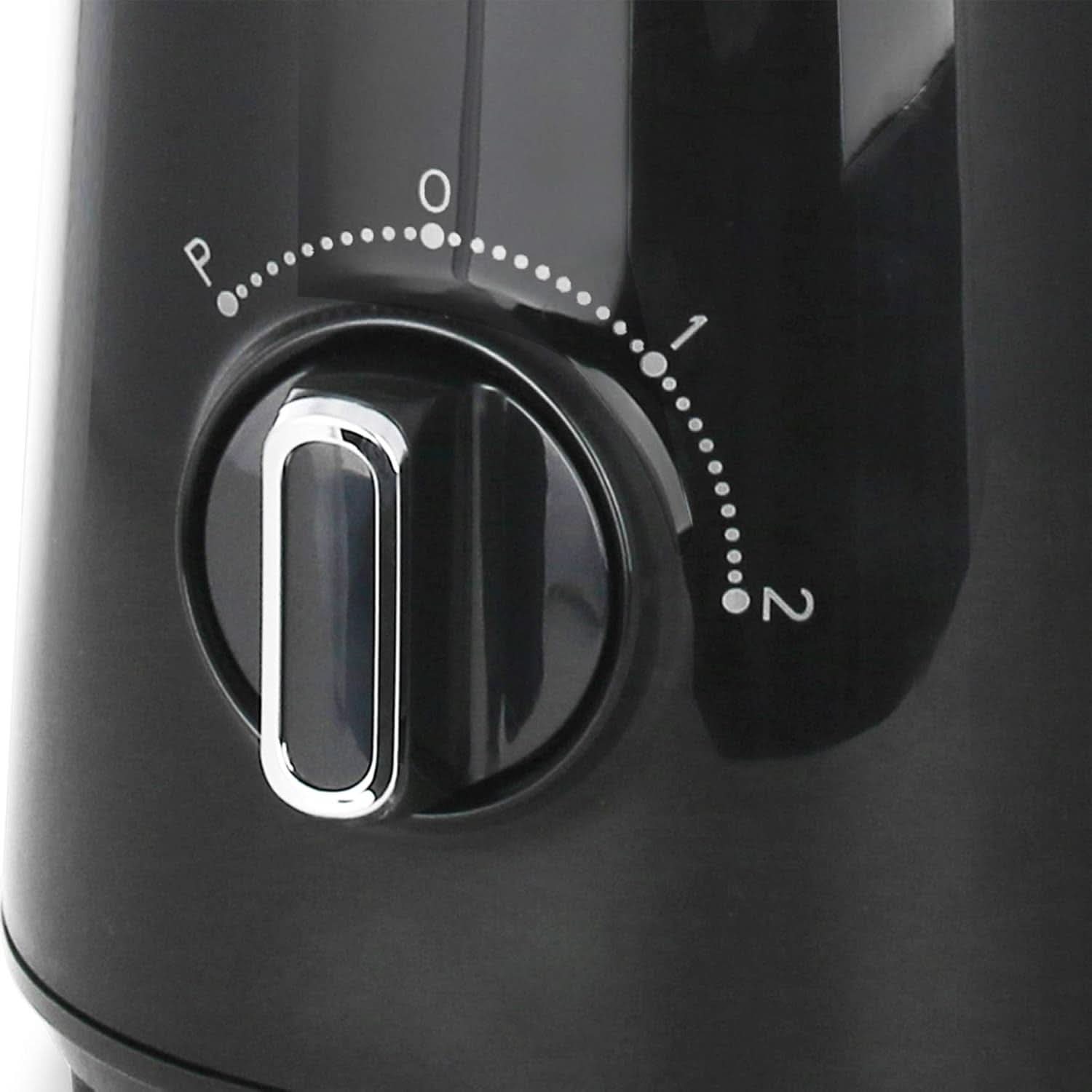 Emerio Standmixer BPA Frei Crush Ice Funktion 1,5 l Behälter 2 Geschwindigkeiten + Pulse Funktion Messereinheit Aus Edelstahl Sicherheitsschalter Geschirrspülgeeignet 500 Watt BL-12816.8 Schwarzp.