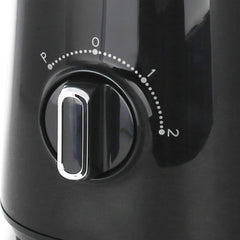 Emerio Standmixer BPA Frei Crush Ice Funktion 1,5 l Behälter 2 Geschwindigkeiten + Pulse Funktion Messereinheit Aus Edelstahl Sicherheitsschalter Geschirrspülgeeignet 500 Watt BL-12816.8 Schwarzp.