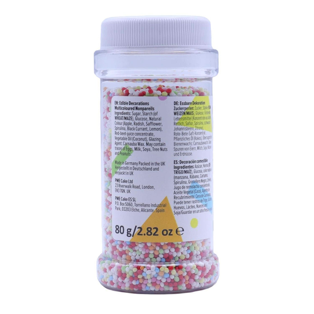 PME Nonpareilles Multicolor, 80 grame Sprinkles Naty Shop