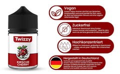 Příchuť jídla Twizzy Cherry - 60 ml - Intenzivní chuť - Ideální na pečení Aromas Naty Shop