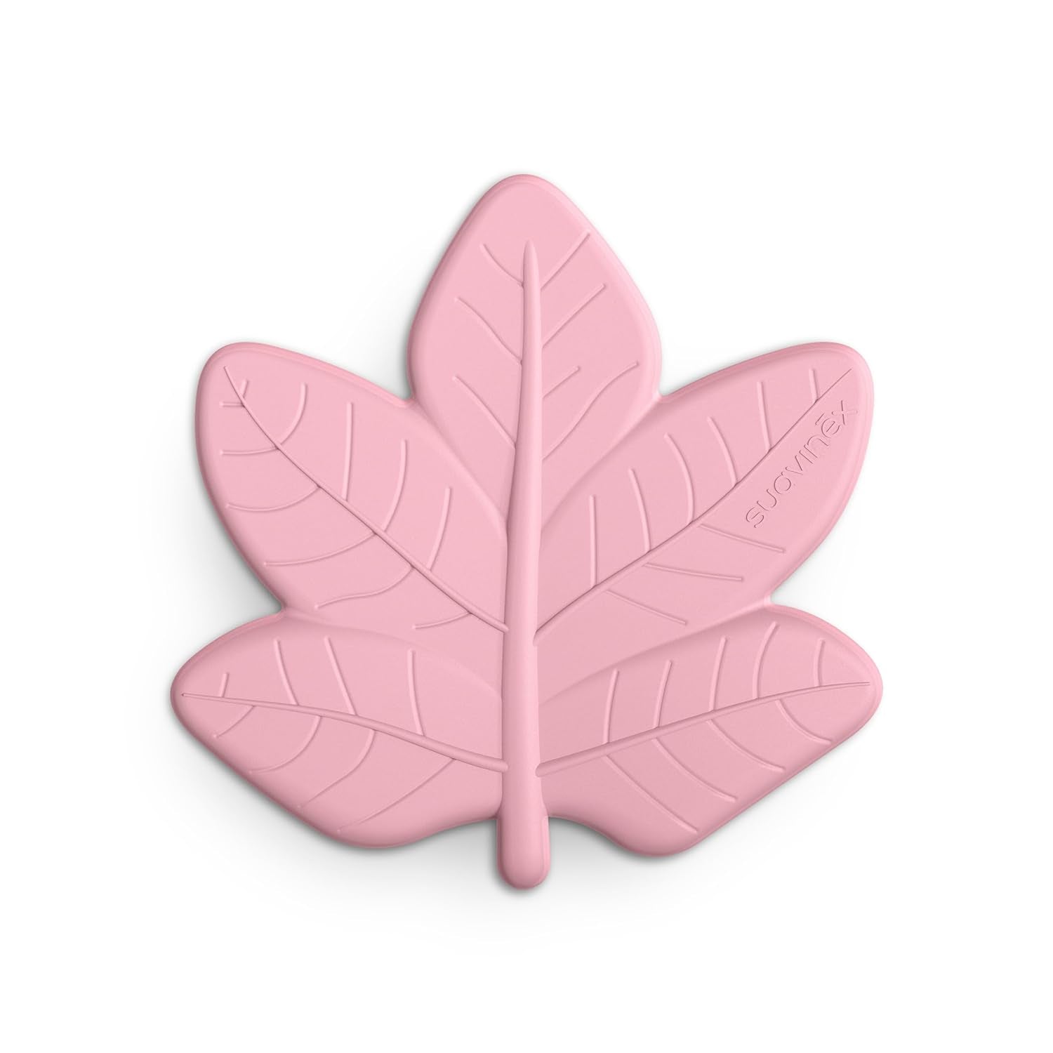 Suavinex, inel de dentiție din silicon dintr-o singură bucată. Moale, flexibil, sigur. Calmează și ameliorează gingiile bebelușului. Ergonomic, ușor de prins, cu textură/ușurare. Design cu pădure, Poezie, Verde