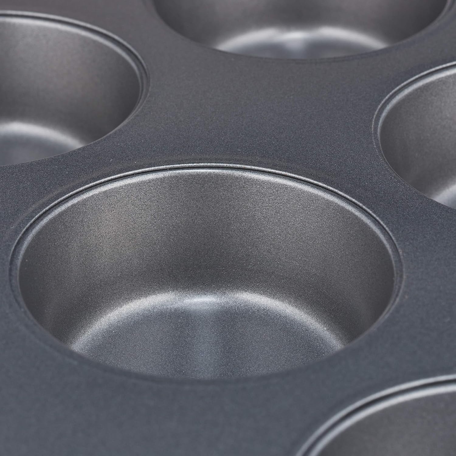 Relaxdays Muffinform, 2Er Set, 12Er Muffinbleche, Antihaftbeschichte, Carbonstahl, Muffins & Cupcakes, Ø 6,5 cm, Pšenice, 10030825 Formy a plechy na pečení Naty Shop