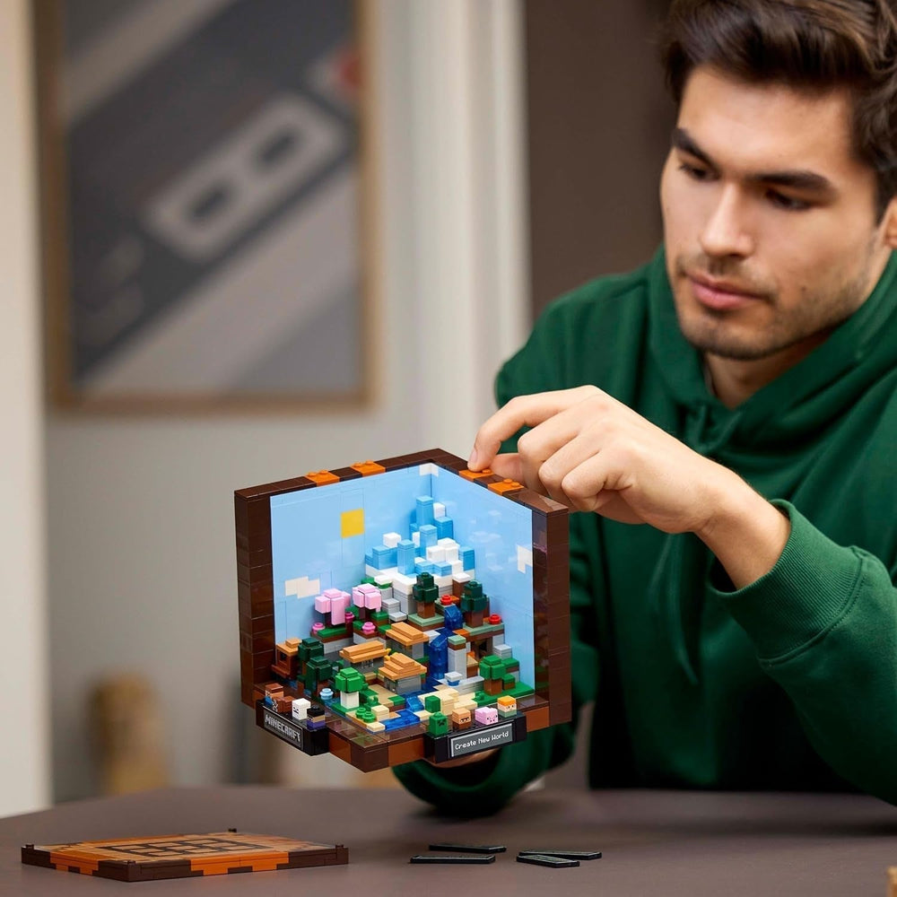 Stavebnice LEGO Minecraft The Workbench Sada 8 figurek Videoherní sada včetně Steva Alexe Stvoření a biomy Nápad na dárek k 15. výročí modelu pro dospělé Muži Ženy 21265 Stavebnice Beuche den LEGO-Store