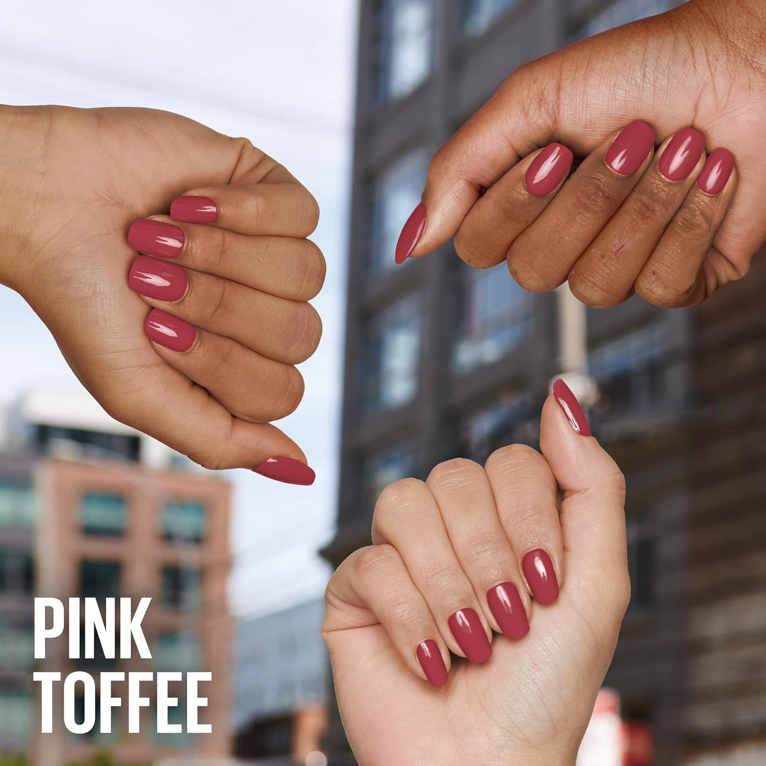 Maybelline New York Super Stay Ink Bonder 948 Pink Toffee - dlouhotrvající lak na nehty pro pevné nehty a intenzivní barvu, 12,3 ml