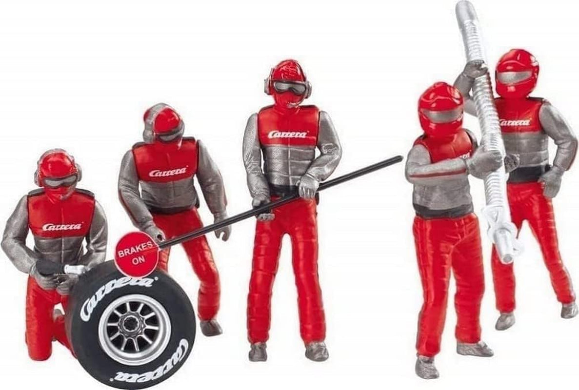 Carrera - 20021131 - Carrera 20021131 Sada figurek Mechanik Red Crew Akční figurky Naty Shop Výchozí název