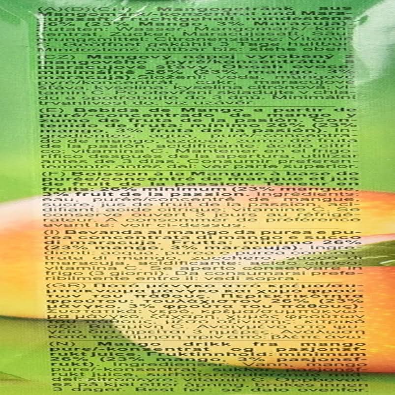 Rauch Happy Day Mango | Rafinovaný nápoj s marakujou | Hodně vitamínu C | 6 x 1 litr, Tetra Prisma Naty Shop