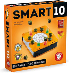 Piatnik 7167 - Smart 10 | Revoluční všestranná desková hra | Pro nadšence kvízů | Kdo je králem kvízů? | Věk 12+ | Otázky znalostí od A do Z | Pro domov i pryč