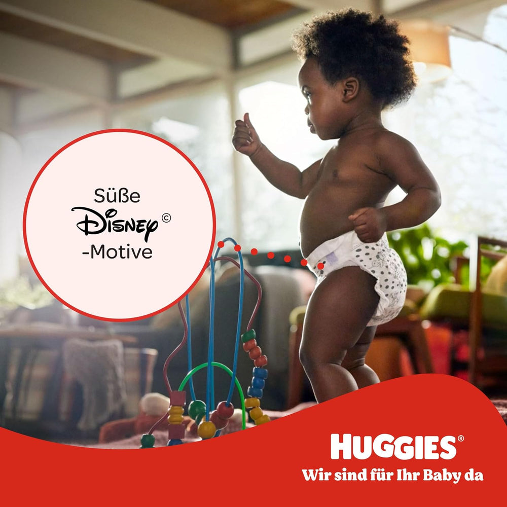 Kalhoty Huggies Little Movers Disney, velikost 6, počet 96 (2 x 48), měsíční krabička