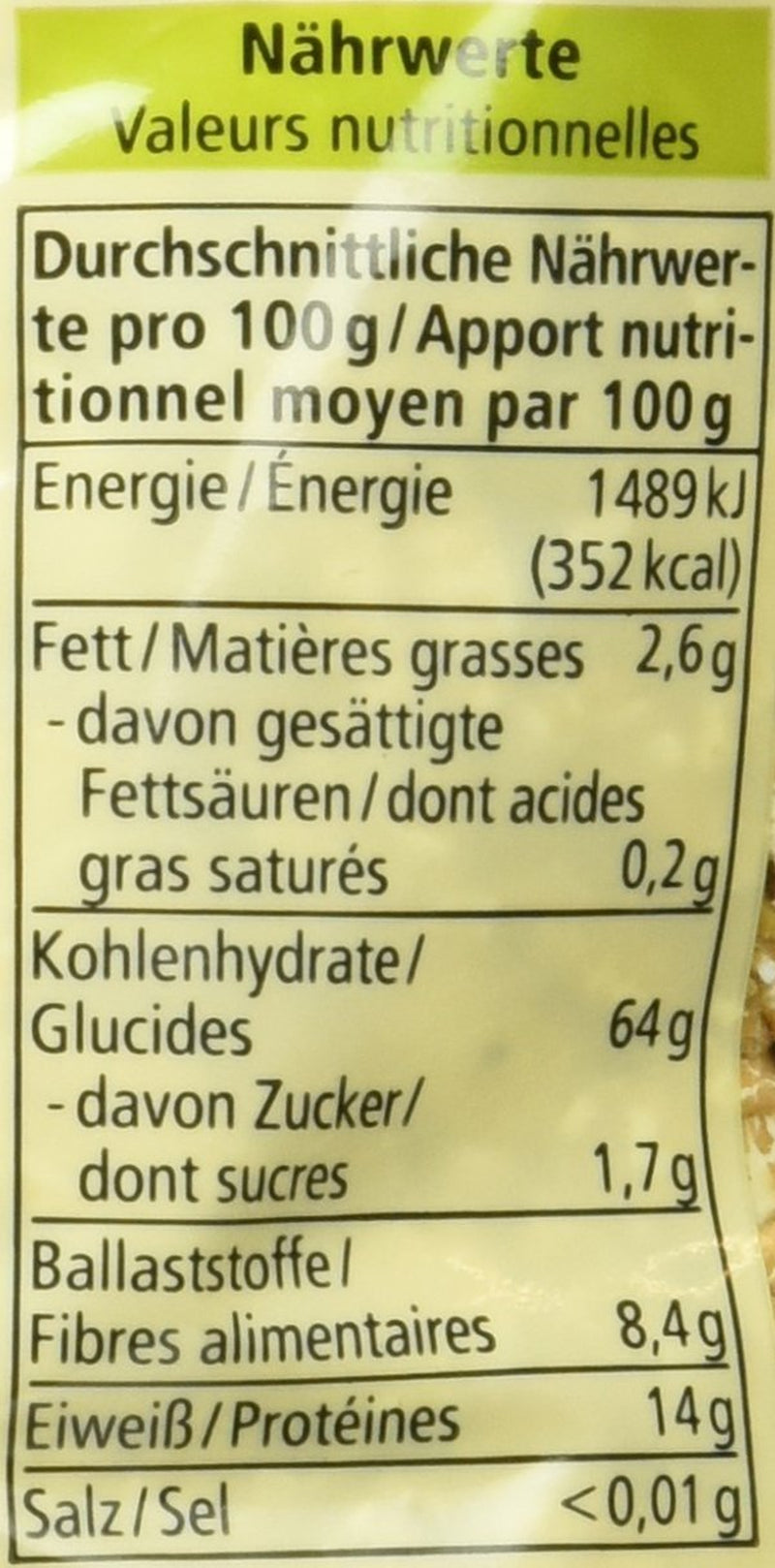 Bio Dinkelflocken Großblatt, 500G Cereálie Naty Shop