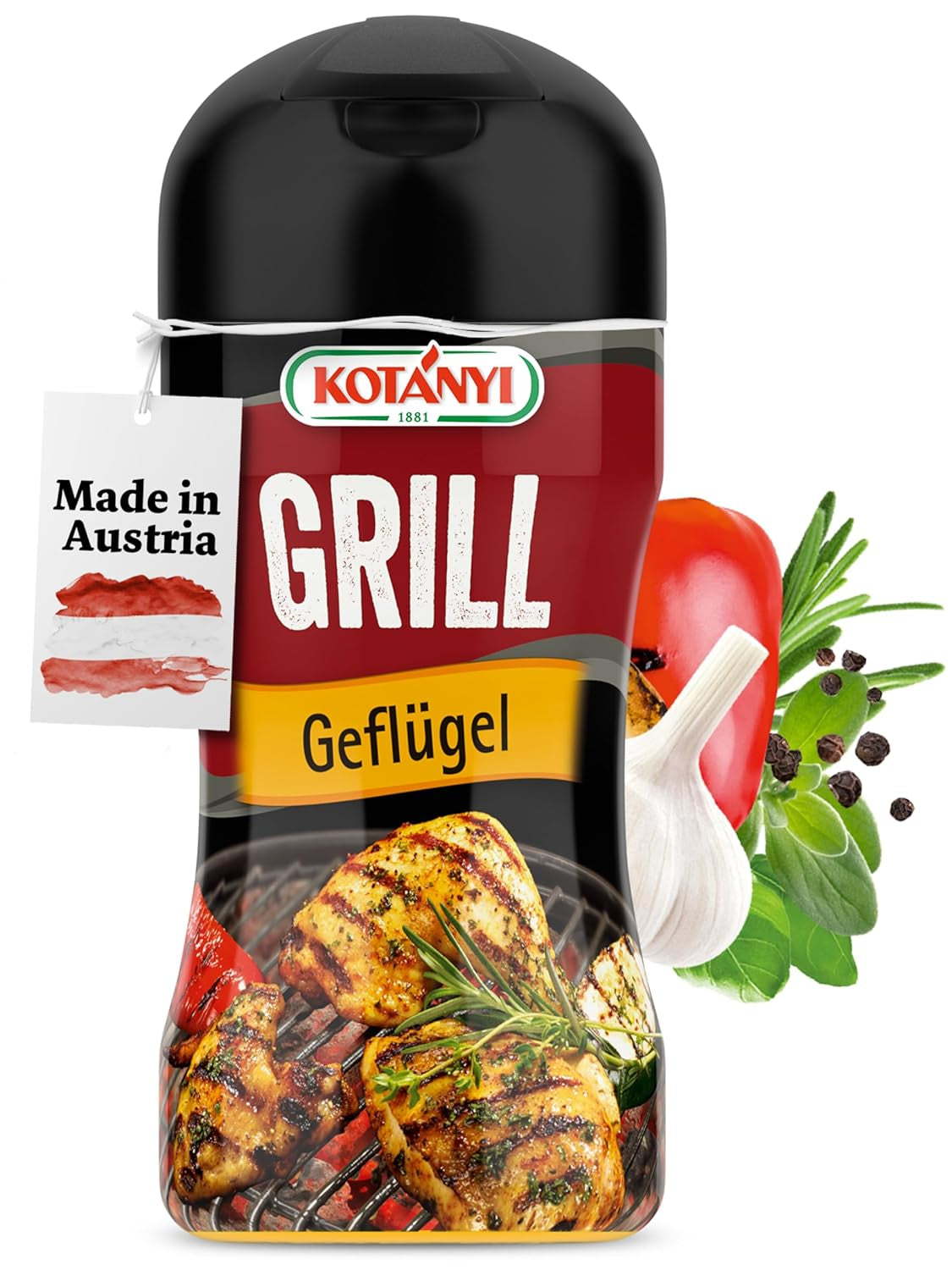 KOTÁNYI Grill Fisch Grillgewürz 80g - Gewürz für Fisch & Meeresfrüchte - Marináda pro jede Fischart - Gewürzmischung zum Grillen - [Jetzt für die nächste Grillfeier bestellen!]