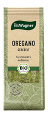 BioWagner - Bio Oregano Gerebelt | Středomořské poznámky pro pizzu, těstoviny nebo Fleischgerichte | naturbelassene Bio-Zutaten | recyklovatelné balení | 10 g