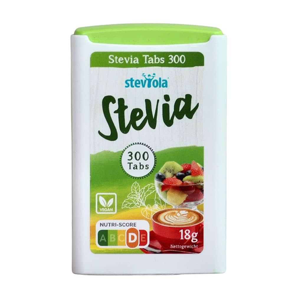 Steviola | Sladidlo stévie | Sladidlo bez kalorií, 300 gramů Sladidla Naty Shop 300 tablet