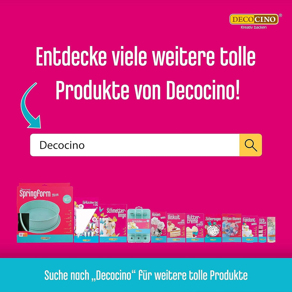 Decocino Inscripționare Zahăr în Roșu – Inscripționare Colorant Alimentar – Tub Practic pentru Etichetarea Fondantului și Glazurii – Decorațiuni de Coacere pentru Torturi, Torturi și Cupcakes! (Pachet de 2)