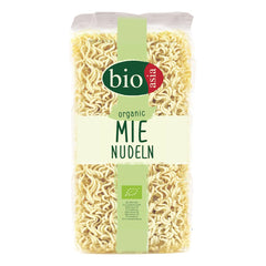 BIOASIA Bio Mie Noodles, pšeničné nudle bez vajec, připravené rychle a snadno, vegetariánské (8 x 250 g)