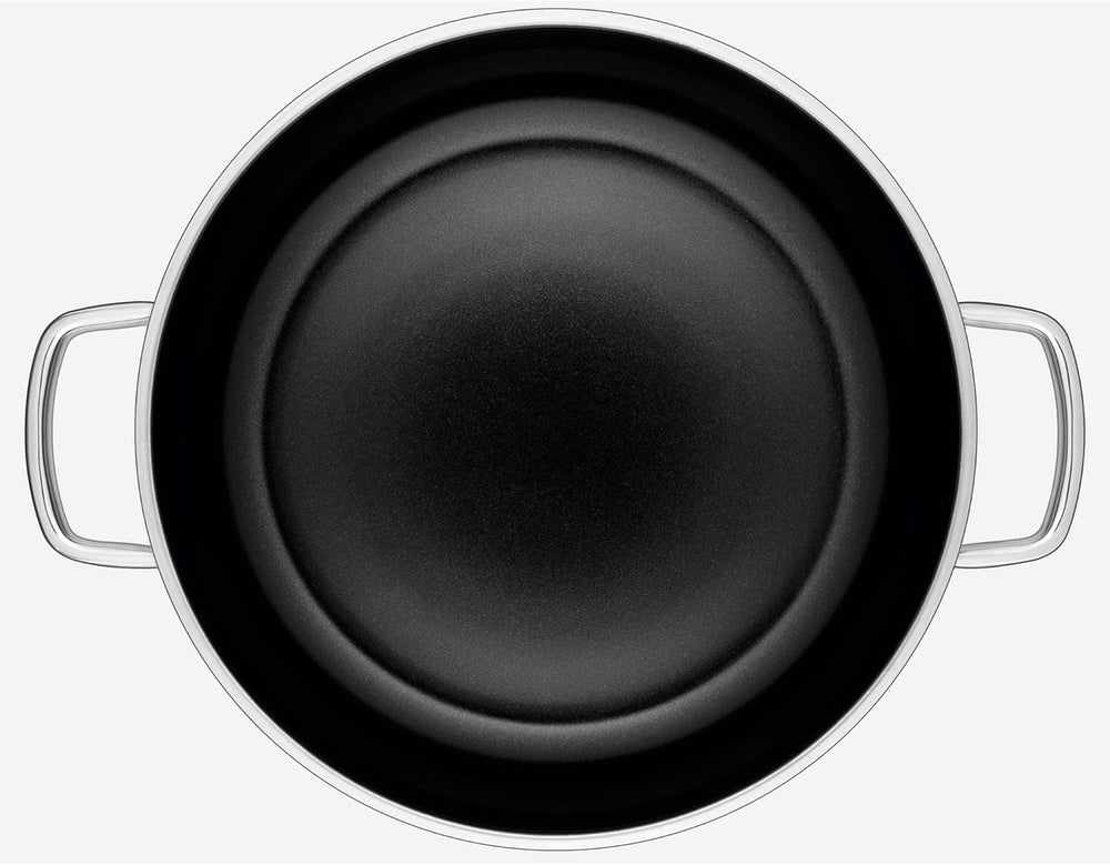 WMF Durado servírovací/pečící pánev 28 cm indukce, nerezová ocel potažená Cromarganem, keramická povrchová úprava, hrnce a pánve vhodné do trouby Naty Shop