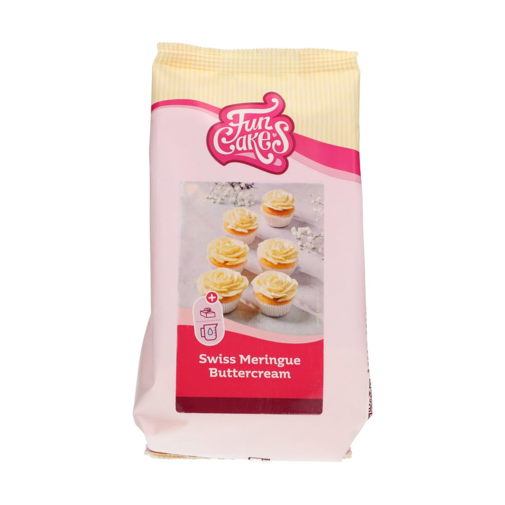 Funcakes Mix Für Schweizer Baiser Buttercreme: Einfach Zu Berübenen, Cremig, Perfekt Zum Dekorieren, Abdecken Und Füllen Von Kuchen, Belag Auf Cupcakes. 400 G. Směs na pečení a vaření Naty Shop Default Title
