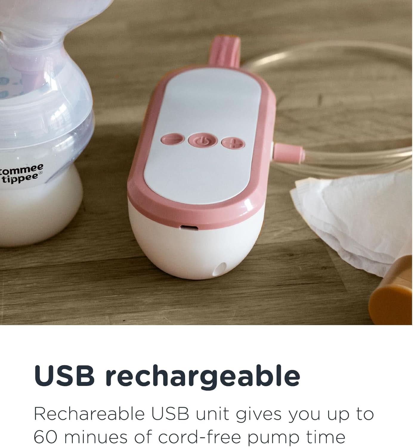 Tommee Tippee Made for Me Unikátní elektrická odsávačka mateřského mléka, silné sání Příslušenství Jídlo a kojení Bebe Naty Shop