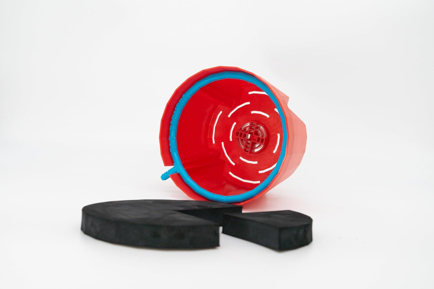 Hydro Farmer 19dílná sada květináčů Ø 18 cm (červená) pěstební systém včetně 4 květináčů, 4 zavlažovacích kruhů, 4 víček, sady adaptérů a 2m hadice, hydroponie, aeroponie