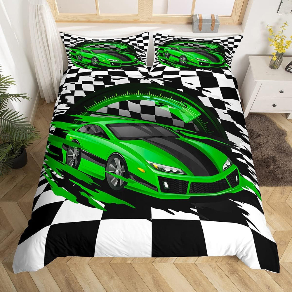 Jungen Cartoon Auto Bedtuchen Set 135X200,Kinder Bau Fahrzeuge Tröster Abdeckung Für Kind Kleinkind Teens,Dinosaurier Bettbezug,Traktor Maschinerie Bagger Bettdecke Abdeckung,Lkw Autos Bedtuchen Naty Shop Multi 10 2820*8040