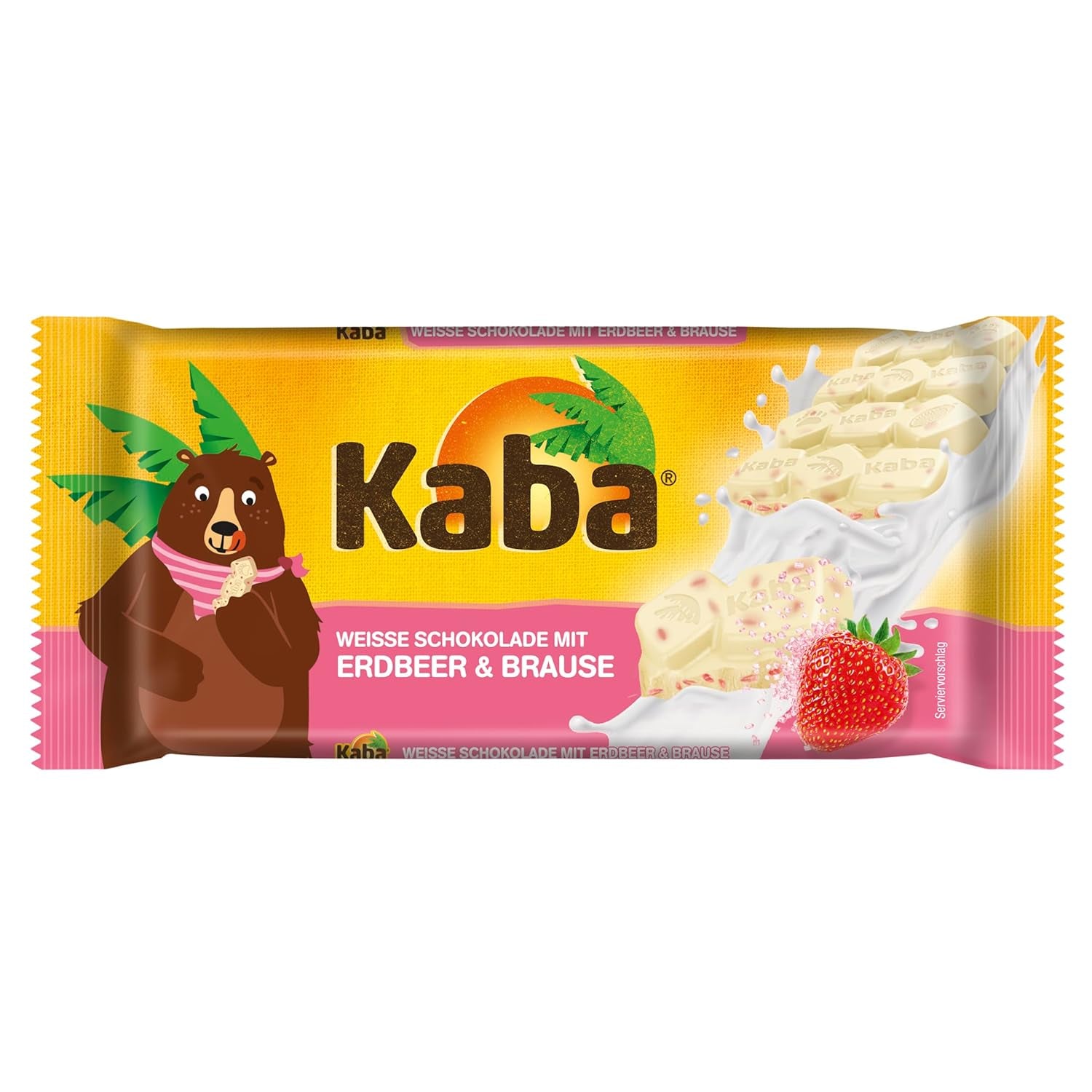 Kaba plnotučná mléčná a mléčná smetanová čokoláda, plněná čokoládová tyčinka, 90g tyčinka, čokoláda rozpouštějící se v ústech s lehkým mléčným krémem a originální příchutí Kaba