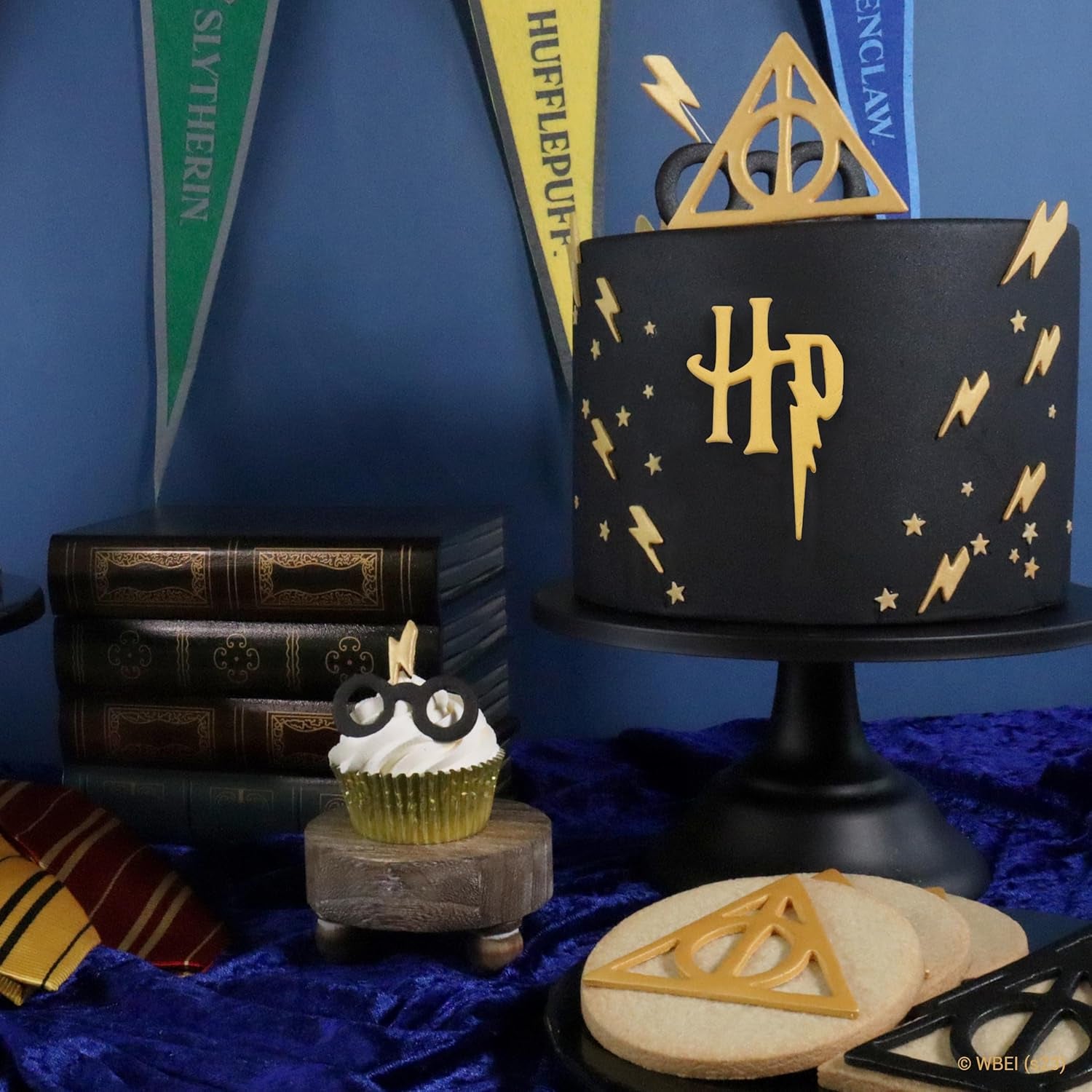 Forme de biscuiți și fondant Harry Potter, logo HP