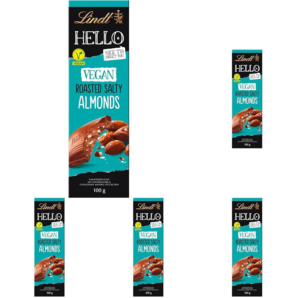 Lindt Hello čokoláda, pražené solené mandle, 100g